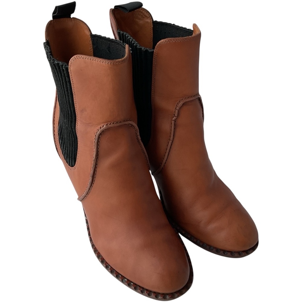 Marc by Marc Jacobs Brown Leather Chelsea Ankle Booties Women’s Size 9 (39)